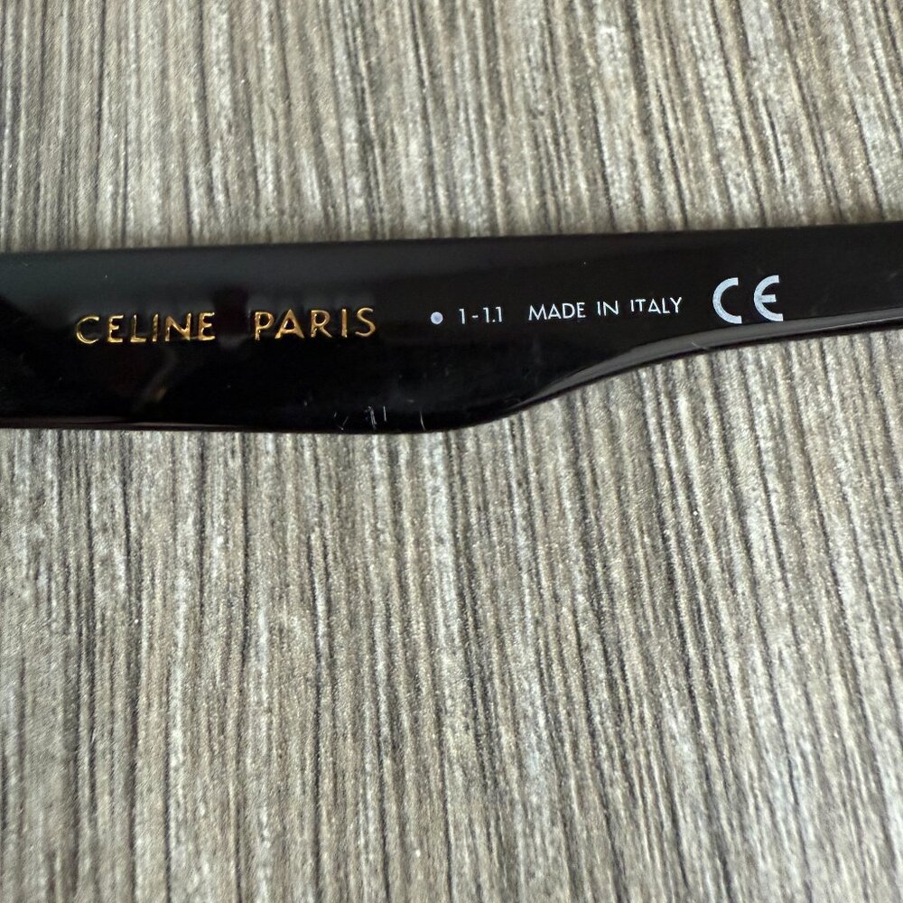 Celine CL40167I 01B Black Butterfly Sunglasses w/ Case - Picture 5 of 12